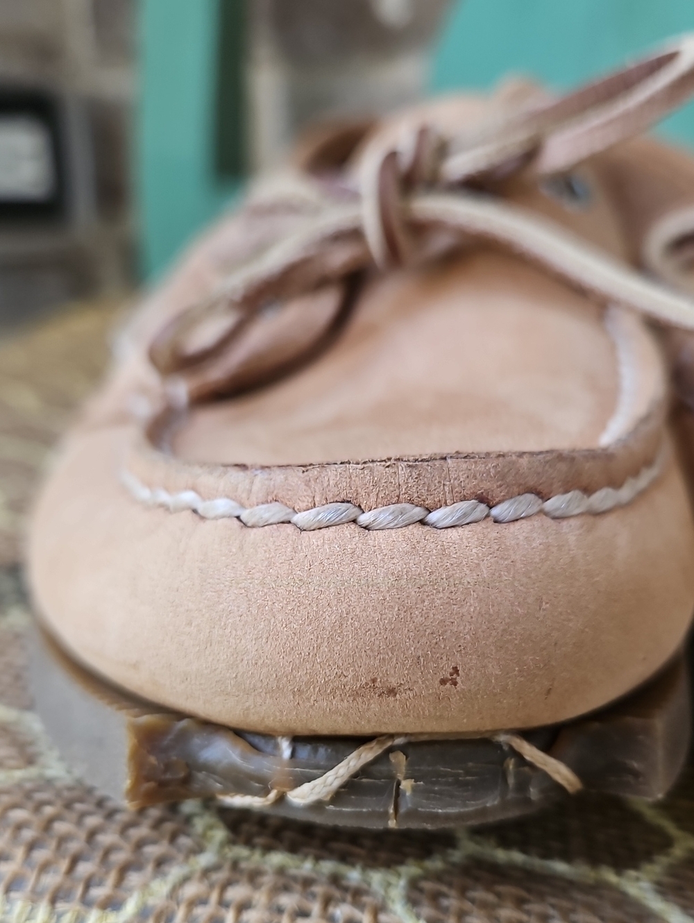 Sperry Original 2 EYE Men’s Brown Leather Boat Shoes - Picture 5 of 7